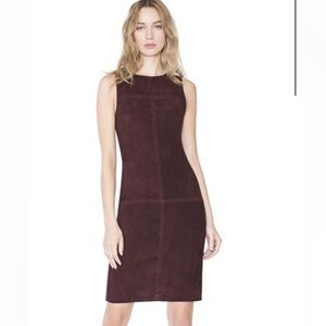 Alice + Olivia Burgundy Sleeveless Dress